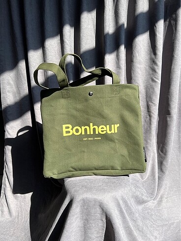 Bonheur Canvas Çanta