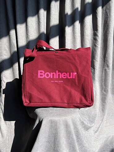 Bonheur Canvas Çanta