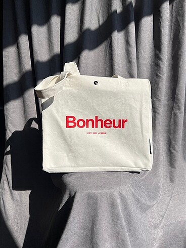 Bonheur Canvas Çanta