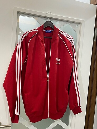 Adidas kırmızı erkek eşofman üstü