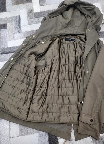 Zara ici yelekli mont - Görsel 4