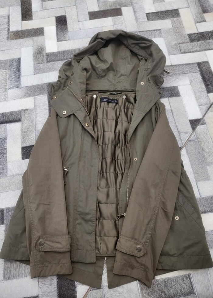 Zara ici yelekli mont - Görsel 3