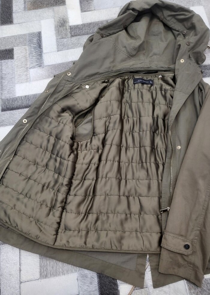 Zara ici yelekli mont - Görsel 4