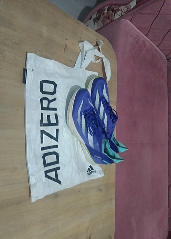 Mavi Erkek Koşu Ayakkabısı Velcro Detaylı - Görsel 2