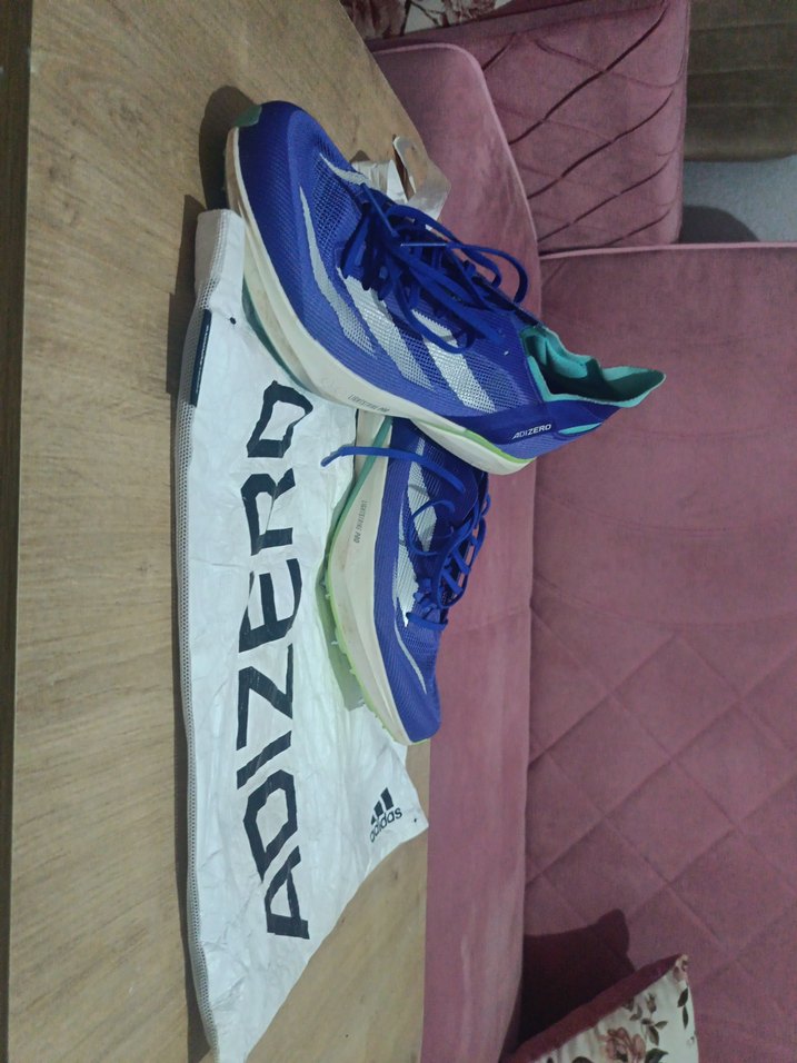 Mavi Erkek Koşu Ayakkabısı Velcro Detaylı - Görsel 4