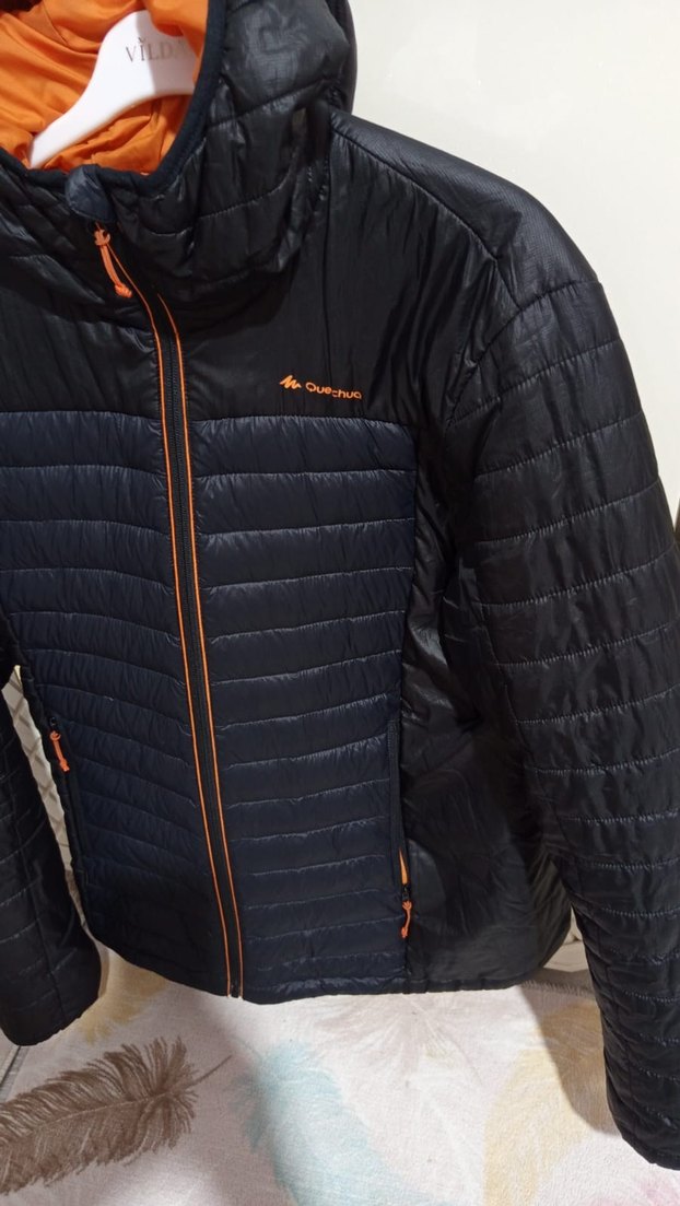 Erkek Siyah Fermuarlı Kayak Ceketi - Görsel 3