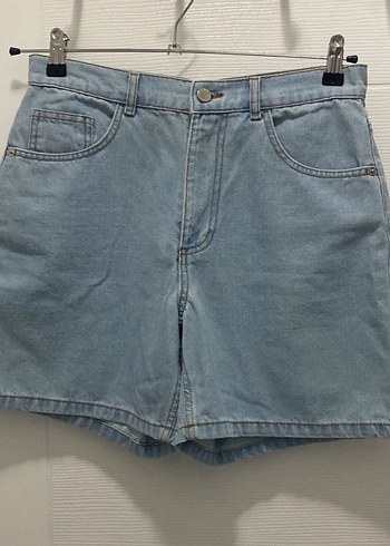 Lcw mavi kot şort - Görsel 2
