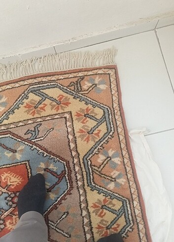  Beden bordo Renk Tamamen yün Isparta halısı 