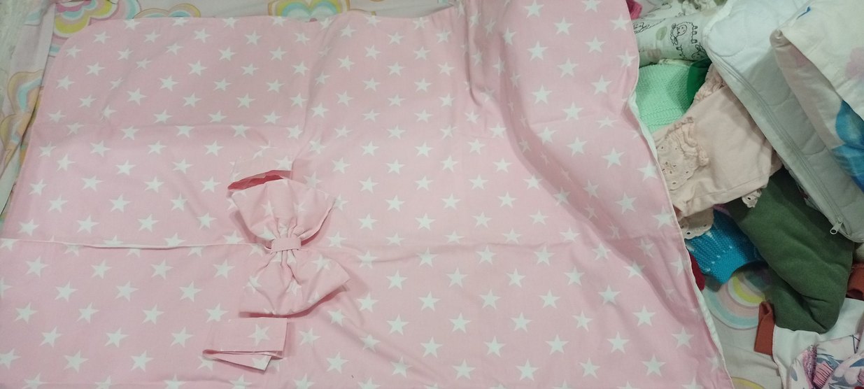 Bebek puset örtüsü+ emzirme örtüsü - Görsel 2