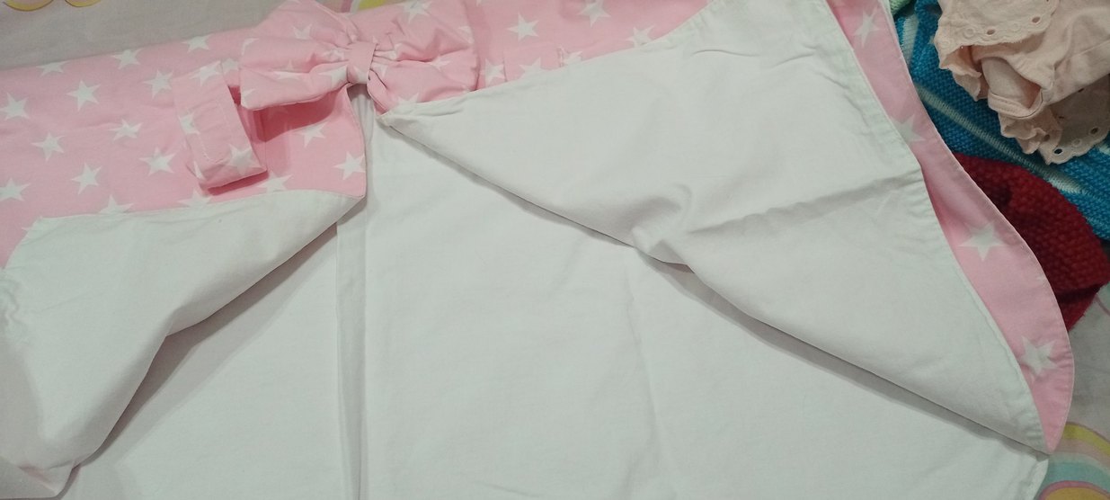 Bebek puset örtüsü+ emzirme örtüsü - Görsel 4