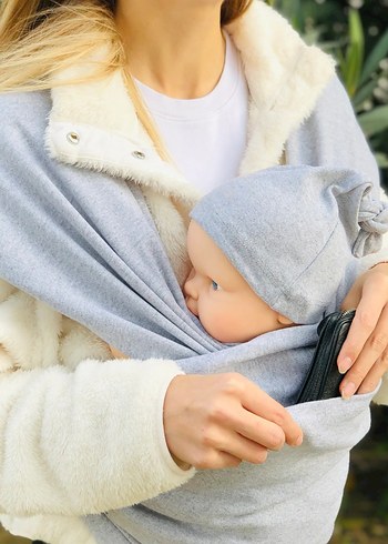 yeşil Bebek Kanguru Sling - Görsel 3