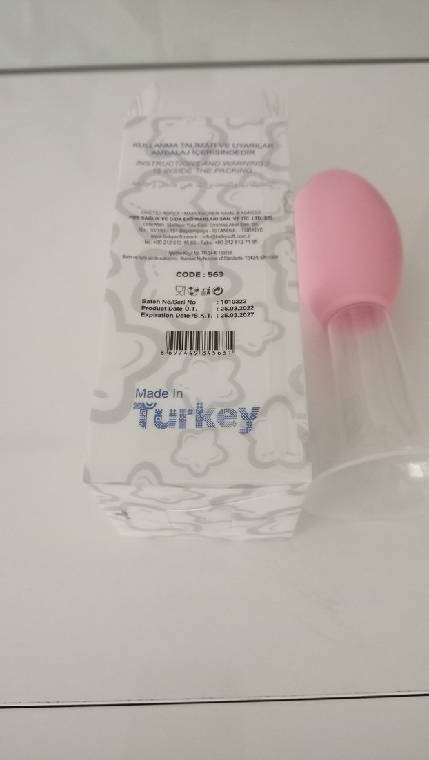 Pastel Pembe BabySoft Göğüs Pompası - Görsel 2