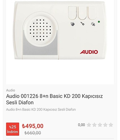 Diafon audio