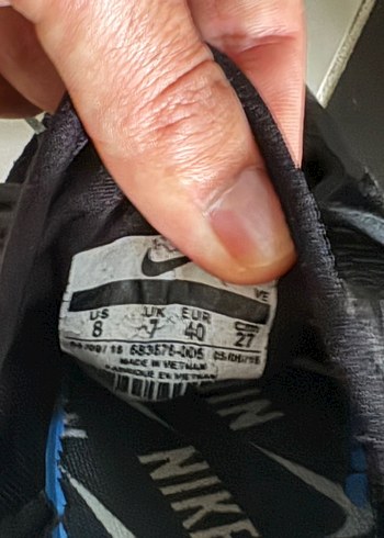 Siyah Nike Air Max 720 Spor Ayakkabı - Görsel 6