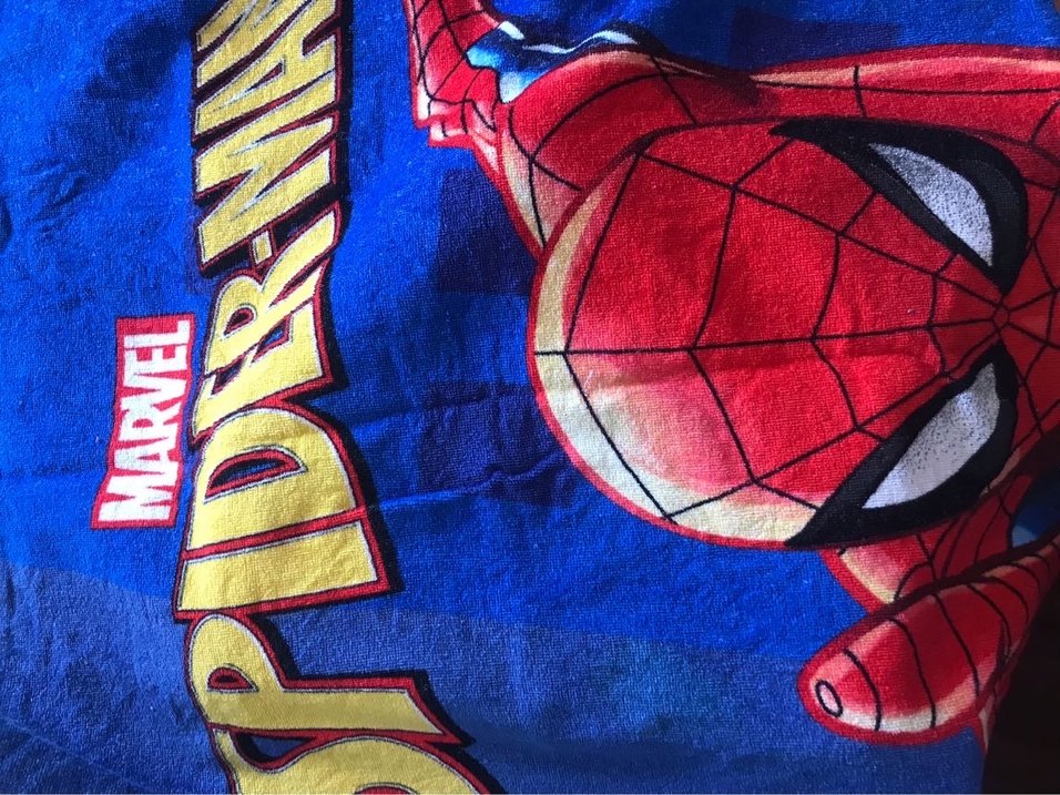 Mavi Örümcek Adam Plah Havlusu - Görsel 2