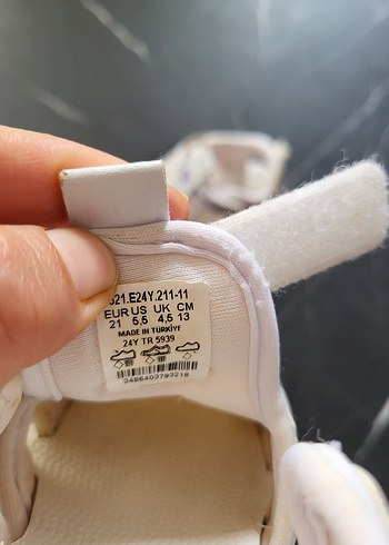 Vicco Kız Beyaz Velcro Spor Ayakkabı - Görsel 9