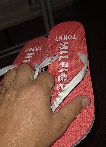 Sıfır parmak arası terlik pembe kırmızı ve mavi  - Görsel 4