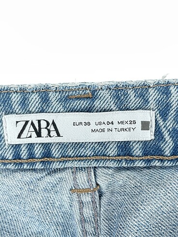 36 Beden mavi Renk Zara Jean / Kot %70 İndirimli.