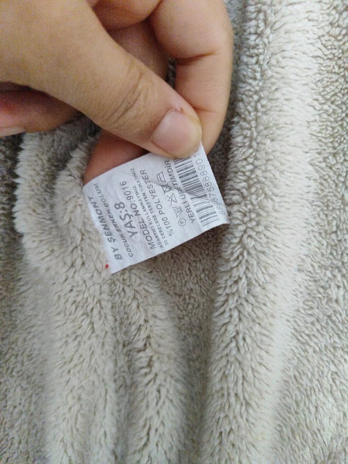 Bordo Erkek Çocuk Düğmeli Kaban - Görsel 2