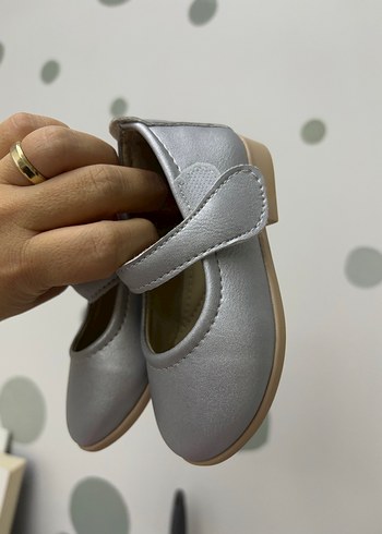 Kız Çocuk Gri Cırtlı Babet - Görsel 2