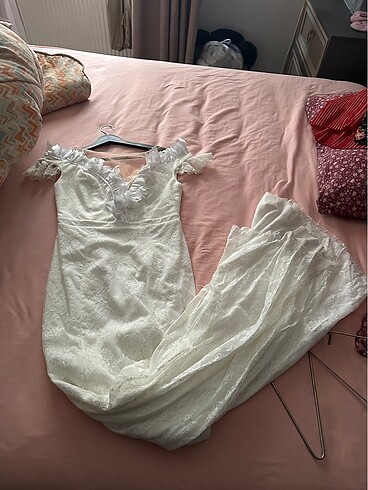 Balık model elbise gelinlik
