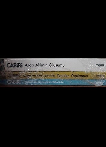 Cabiri Arap Aklının Oluşumu ve 3 kitap Sıfır