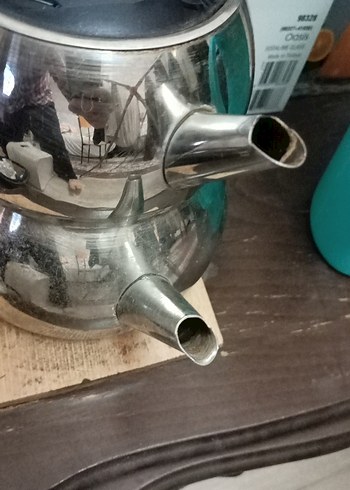 Korkmaz Çelik Çaydanlık Seti orta boy arızalı - Görsel 3