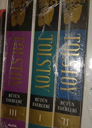 Tolstoy Bütün Eserleri Seti 1-2-3 Ciltler Alfa