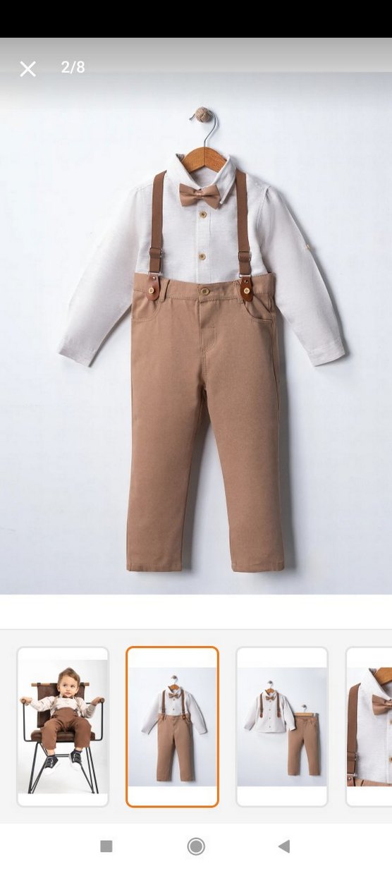 1 kez doğum gününde giydirdim temiz üründür - Görsel 2