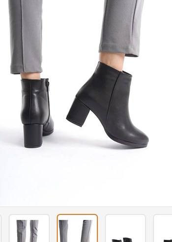 Kadın Blok Topuklu Bot - Görsel 2