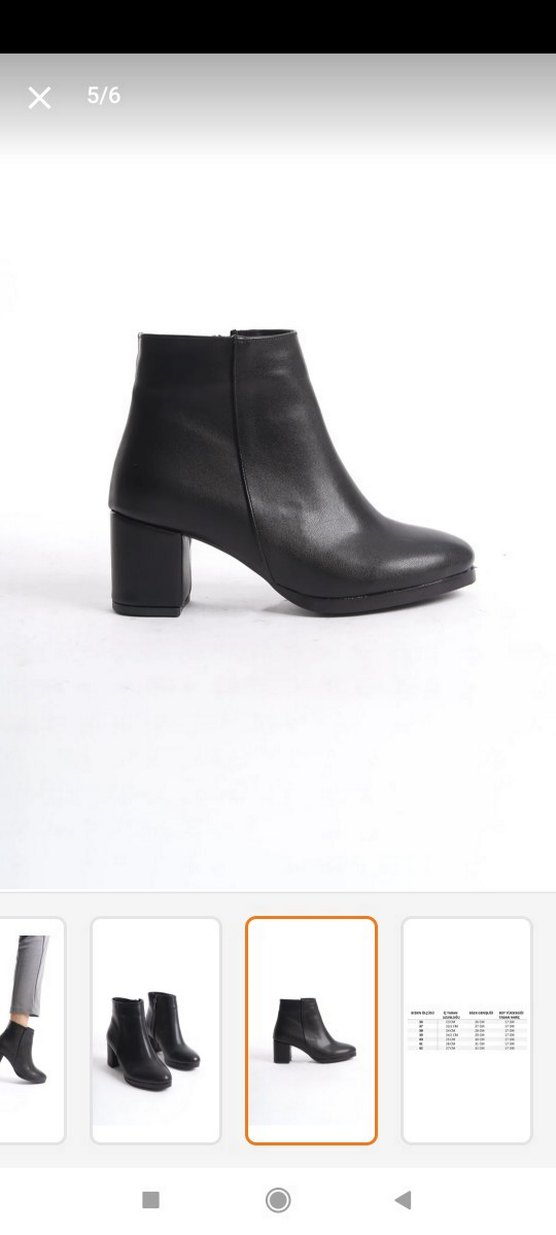 Kadın Blok Topuklu Bot - Görsel 3