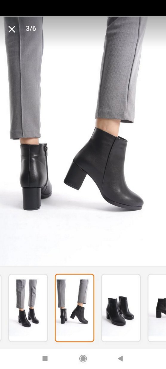 Kadın Blok Topuklu Bot - Görsel 2