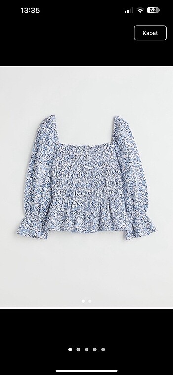 H&M Çiçekli Bluz