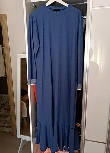 50 Beden Boydan likları elbise