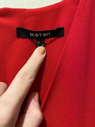 38 Beden kırmızı Renk Kırmızı elbise