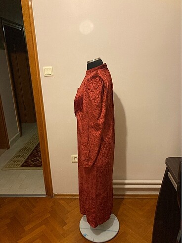 40 Beden bordo Renk Abiye elbise