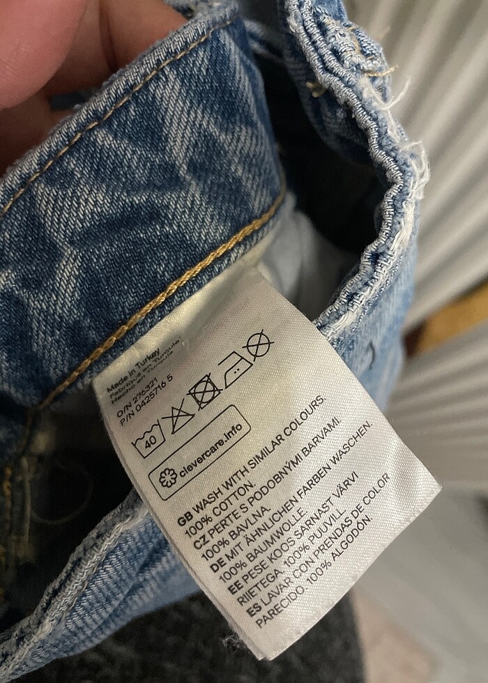 Mavi kot pantolon - Görsel 4