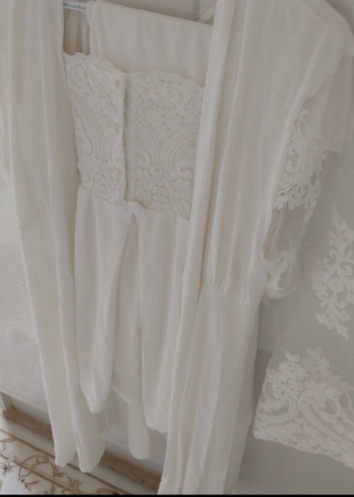 Duchesse 3017 Hamile Lohusa Uzun Kollu Pijama - Görsel 2