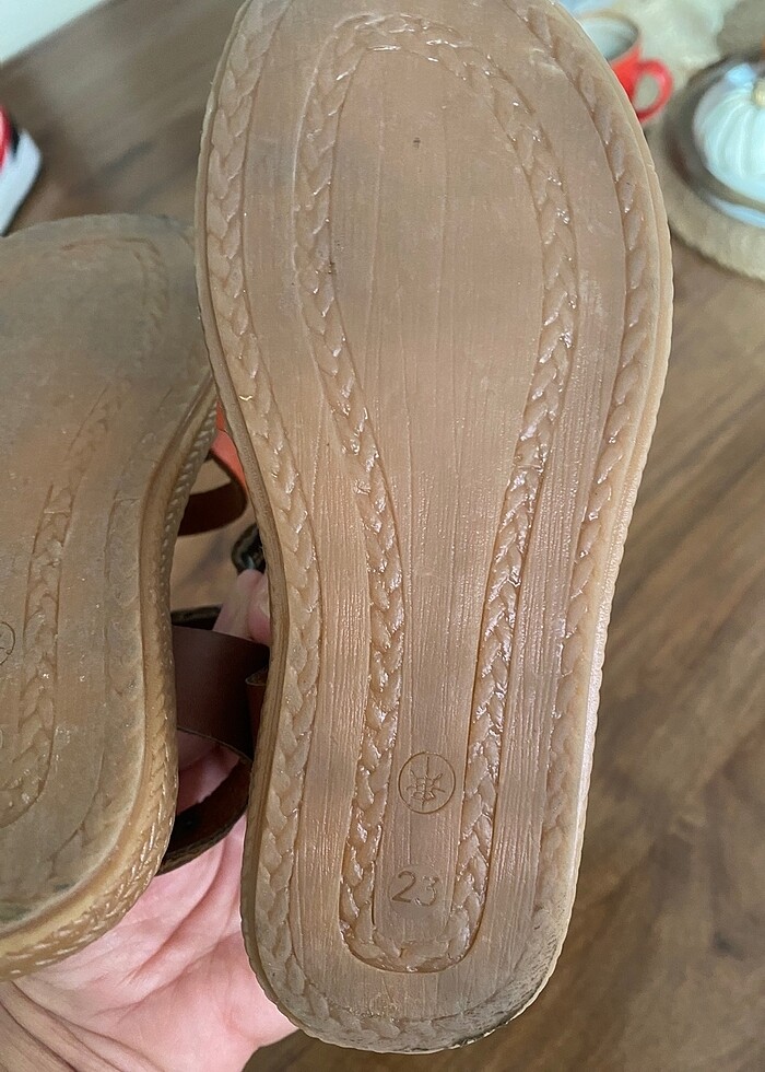 Deri sandalet - Görsel 4