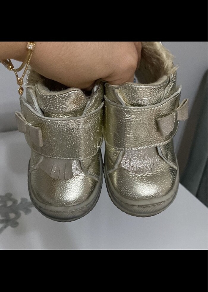 Gold rengi bot - Görsel 4