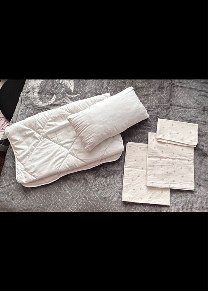 Bebek Nevresim Takımı + Yastık ve Yorgan Hediyeli - Görsel 4