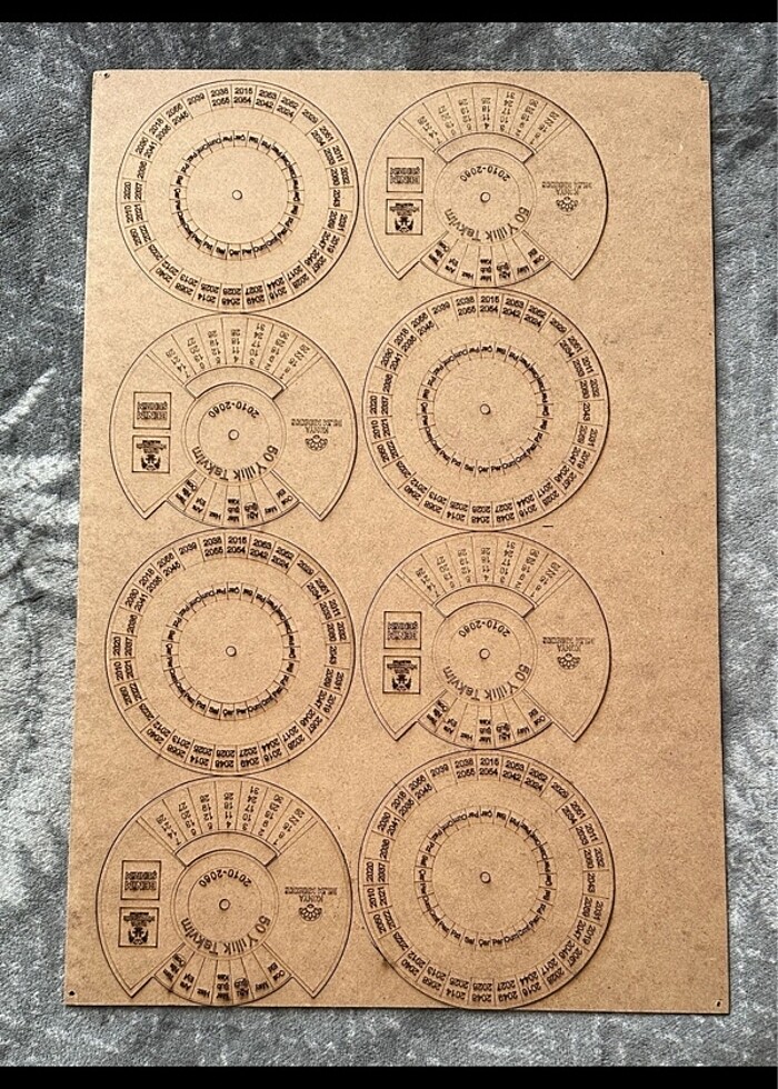 50 Yıllık Ahşap Takvim - Görsel 2