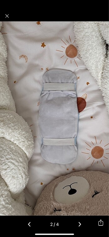 Jel Boncuklu Emzirme Kolluğu / Yastığı - Görsel 2