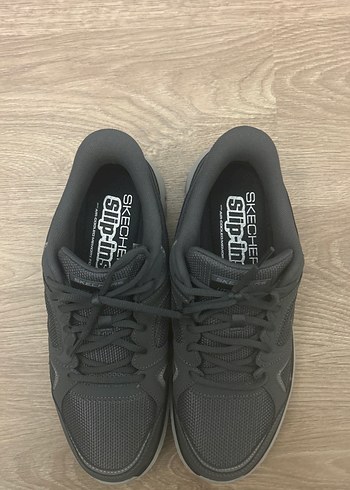 Gri erkek Spor Ayakkabı Yüksek Tabanlı - Görsel 2