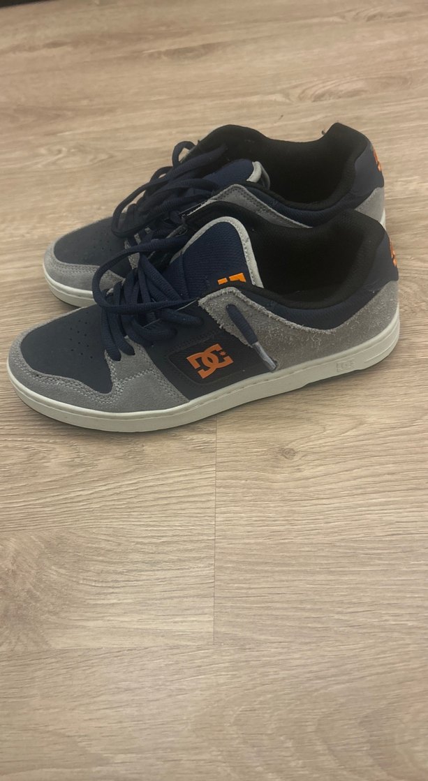 Gri Erkek Spor Ayakkabı Velcro Detaylı - Görsel 2