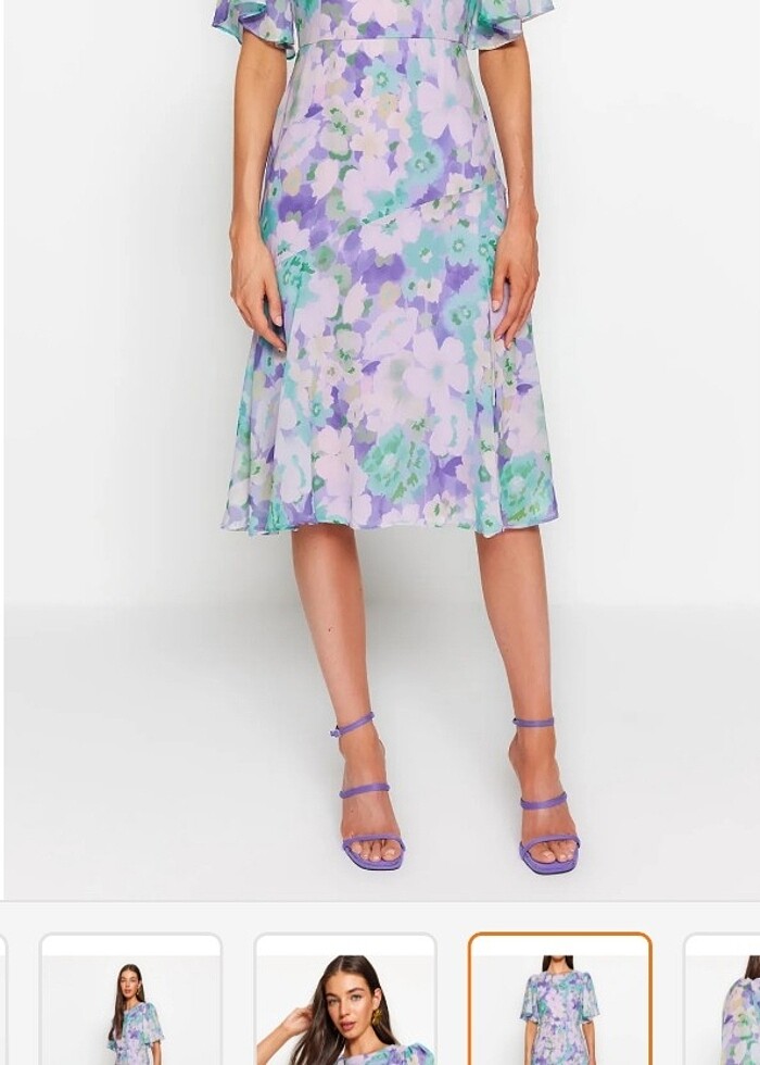 Renkli elbise  - Görsel 2