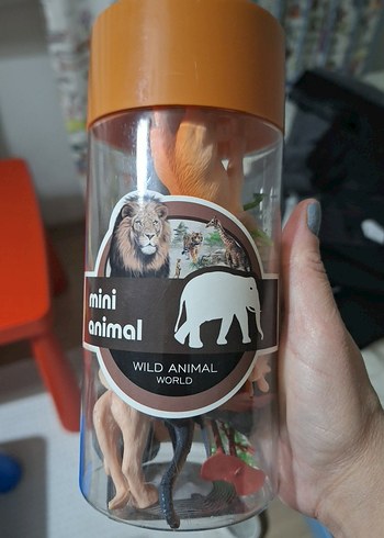 Camel Renkli Safari Hayvan Figürleri Seti - Görsel 4