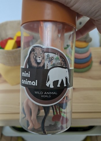 Camel Renkli Safari Hayvan Figürleri Seti - Görsel 5