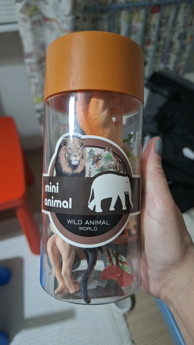 Camel Renkli Safari Hayvan Figürleri Seti - Görsel 4