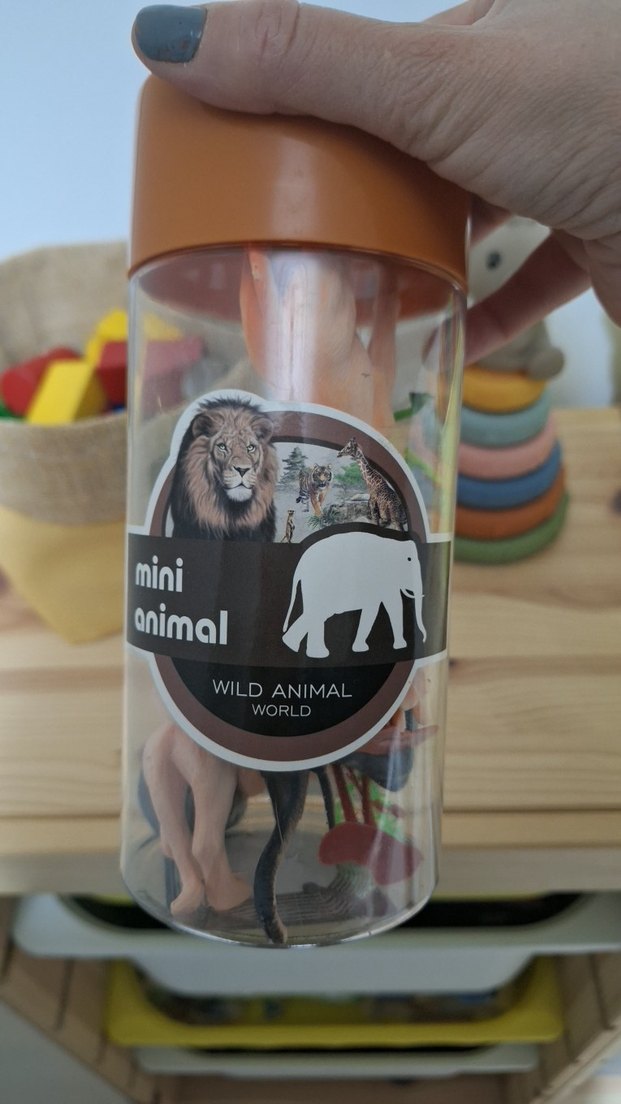 Camel Renkli Safari Hayvan Figürleri Seti - Görsel 5